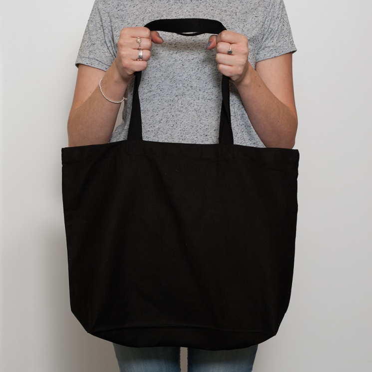 Black Large Shopper Bag