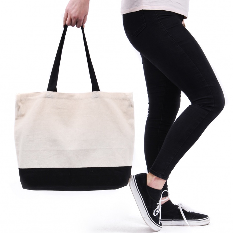 Contrast Large Shopper Bag
