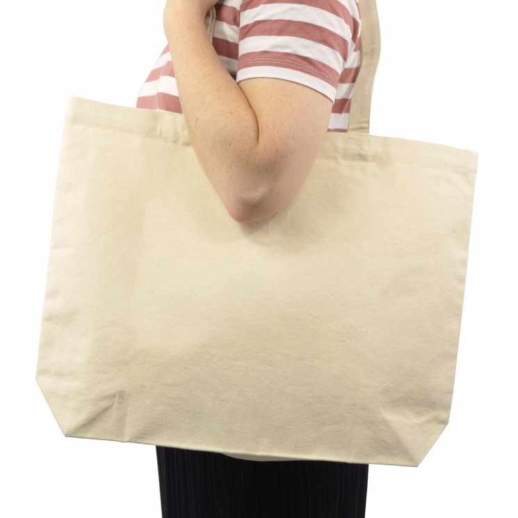 Premium Cotton Canvas Large Shopper Bag