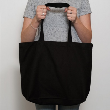 Black Large Shopper Bag