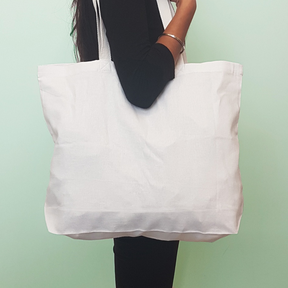 White Large Shopper Bag